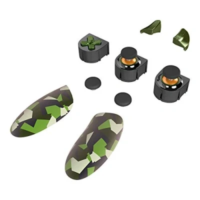 Imagen de Thrustmaster ESWAP X GREEN COLOR PACK, Pack de 7 Módulos Camuflaje Verde Compatible con