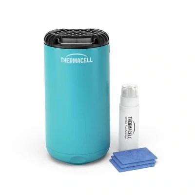 Imagen de Thermacell Difusor Antimosquitos, Para Exteriores, Jardín y Patio, Protección Eficaz 20 m², Inodoro, Incluye Recambio de 12 Horas + 3 Pastillas, Azul