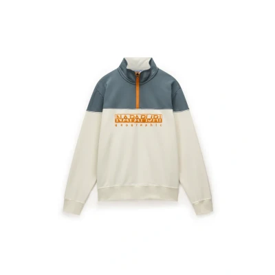 Imagen de Napapijri Saturnia Sudadera, Hombre, Talla: Medium, White whisper