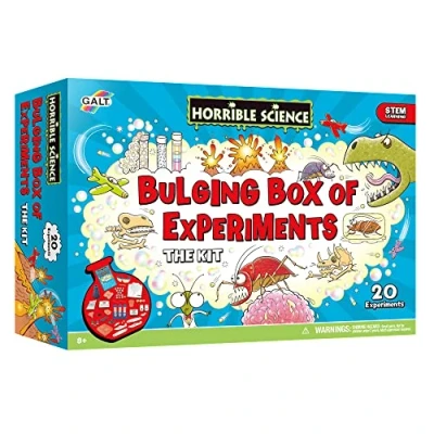 Imagen de Galt Toys, Horrible Science Bulging Box of Experiments, Kit for Kids, Ages 8 Years Plus