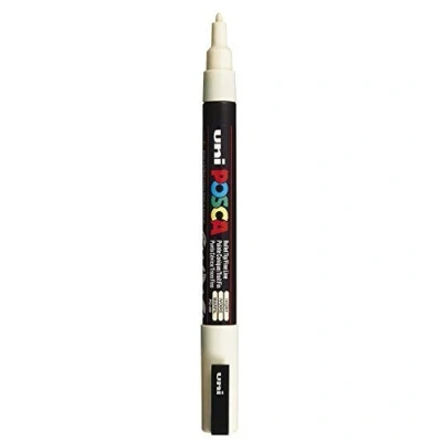 Imagen de Posca Uni Ball Pluma Marcadora PC 3M Blanco Individual