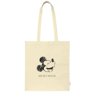 Imagen de Safta MICKEY MOUSE Bolso Tote, de Mujer, Tote Bag, Cómodo y Versátil, Calidad Resistencia, 38x42 cm, Color Natural beige