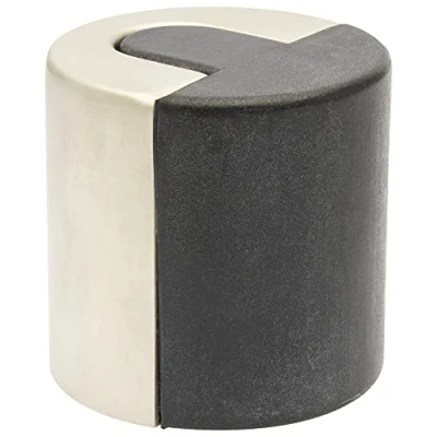 Imagen de WAGNER Tope para la Puerta OPERA BIG, de el Suelo, Protector Pared Ø 40 x mm, Metal, Goma Termoplástica, Negro, Atornillar, Incluye Taco y Tornillo 15506811