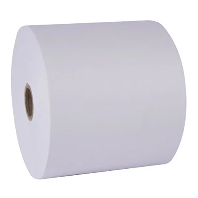 Imagen de APLI 13328 Pack de 10 Rollos Papel Térmico autocopiativo, Blanco, 75 x 65 12 mm
