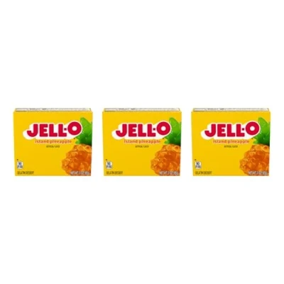 Imagen de Jell O Gelatin Dessert, Island Pineapple, 3 Ounce Box (Pack of 3)