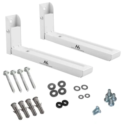 Imagen de Maclean MC 915W Soporte Universal para microondas Blanco, Metal
