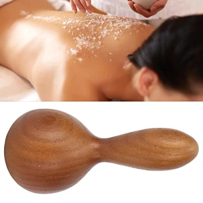 Imagen de Masaje Seta de Madera, Rodillo Drenaje Linfático Madera Masajeador Anticelulítico Dispositivos Anticelulíticos para SPa Acupuntura Aceite Esencial Portátil Martillo