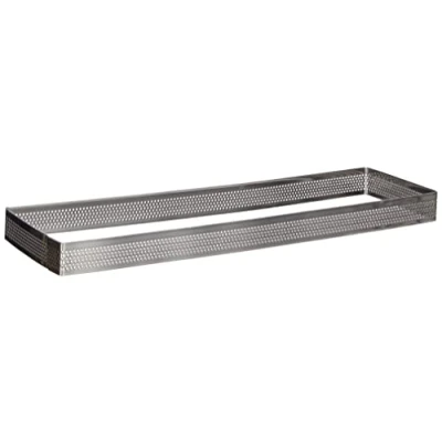 Imagen de Lacor 68598 Molde Aro Rectangular Perforado8 x 28 2 cm Inox