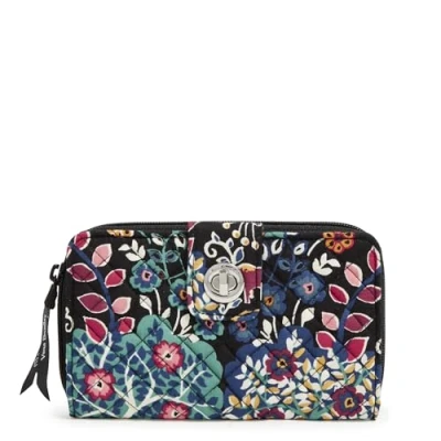 Imagen de Vera Bradley Cartera de algodón para Mujer con protección RFID, Encanto, Talla única