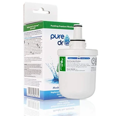 Imagen de PureDrop PD093F Compatible Samsung DA29 00003F 00003A 00003B Aqua Pure Plus HAFIN1/EXP Filtro de Hielo y Agua para frigorífico