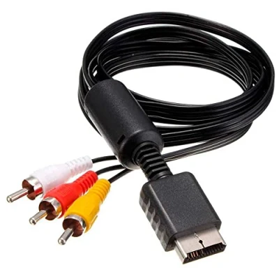 Imagen de Cable Av Tv Para Playstation Ps3 Ps2 Ps1 Psx Audio Video Compuesto 3 Rca