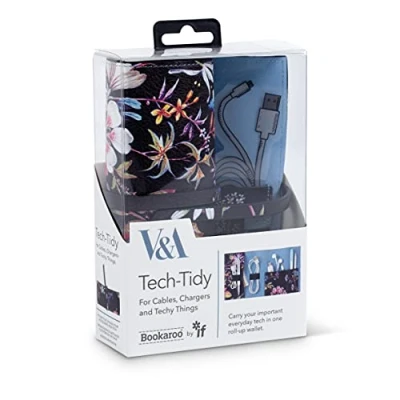 Imagen de IF V &amp; A Bookaroo Tech Tidy Kilburn Negro Floral