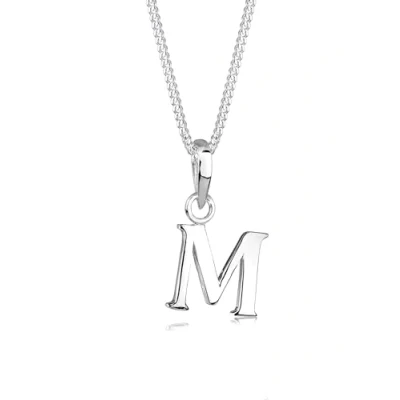 Imagen de Elli Collares Mujeres Letra M Colgante en Plata de Ley 925
