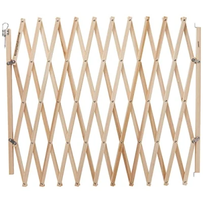 Imagen de Savic Vadigran Barrera de Madera Acordeón para Perro Marrón 60 230 cm