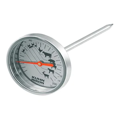 Imagen de Kuhn Rikon Bratenthermometer 2282 termometro, Acero Inoxidable, Plata, 12 cm