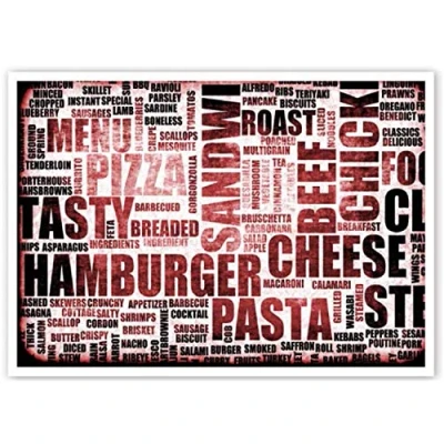 Imagen de 500 Unidades García de Pou 156.48 Manteles Papel Individuales Fast Food, 70 G/M2, 31 x 43 cm, Multicolor