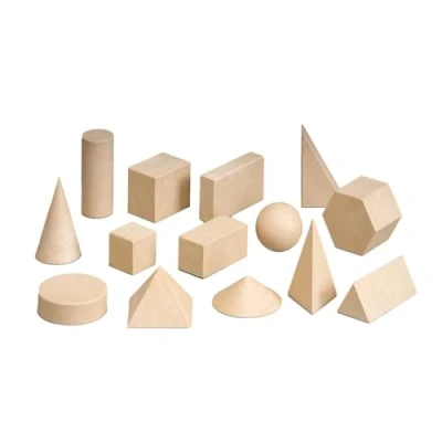 Imagen de WISSNER Hexagonal Juego de cuerpos geométricos (14 Piezas), Multicolor Gmbh_039540.000