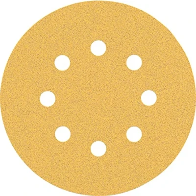Imagen de Bosch Professional 5 x Lijas Expert C470 con 8 agujeros, para Madera dura, Pintura sobre madera, diámetro 125 mm, Grano 80, Accesorios Lijadora excéntrica