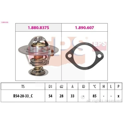 Imagen de FACET 7.8838 Termostato, refrigerante 85 54 Made in Italy OE Equivalent con junta HYUNDAI: Getz, i30 I Hatchback, ACCENT 3 Stufenheck