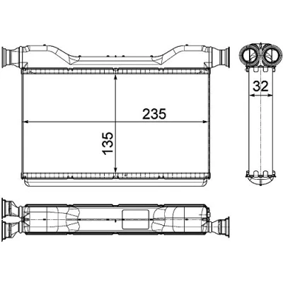 Imagen de MAHLE ORIGINAL AH 189 000P Radiador de Calefaccion