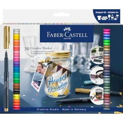 Imagen de Faber Castell 160730 Pack de 30 Rotuladores CS Marker