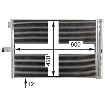 Imagen de MAHLE ORIGINAL AC 68 000P Condensador sin junta con secador 614 MERCEDES BENZ: Clase E T modell, Coupé, Cabrio