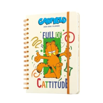 Imagen de Agenda Escolar Erik 2025/2026 Semana Vista A5 12 Meses Garfield
