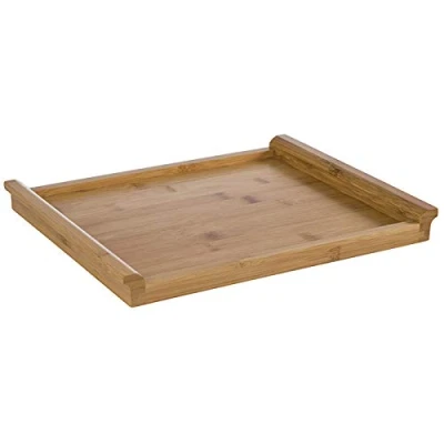 Imagen de APS Bandeja GN 1/2 de bambú Apta para Servir, Transportar y Arreglar 32,5 x 26,5 cm/Altura 3 cm, Marrón