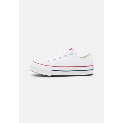 Imagen de Converse Chuck Taylor ALL STAR EVA LIFT Platform Unisex Zapatillas para niños, Talla: 31.5, White/garnet/navy Zapatos