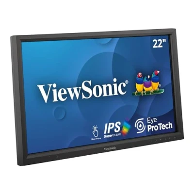 Imagen de ViewSonic TD2223 Monitor táctil de 22&quot; Full HD, HDMI, USB, 10 Puntos, Soporte Integrado, Altavoz, Color Negro