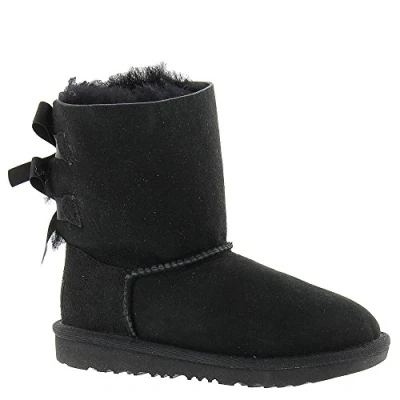 Imagen de UGG Bailey Bow II, Botas Clásicas Unisex niños, Negro 31 EU