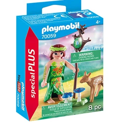 Imagen de PLAYMOBIL Special Plus Especial Hada Cervatillo, Color carbón (70059)
