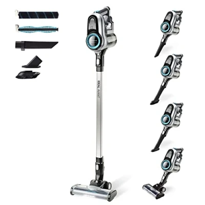 Imagen de Taurus Ideal Avant Aspirador 3 en 1. de escoba, mano y lanza &quot;EXTENSIVE&quot;. 29.6V. 650 ml. Zapata Turbo Brush con 2 cepillos. HEPA. 180º. Autonomía 45 min. Simple Charge. Gris.