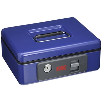 Imagen de FAC 25007 Caja de caudales con pulsador, número 2, color azul