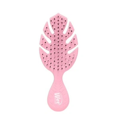 Imagen de WetBrush Go Green Mini cepillo desenredante con cerdas Intelliflex ultra suaves para separar suavemente los nudos facilidad, el Wet Brush es suave cabello, a base de plantas,