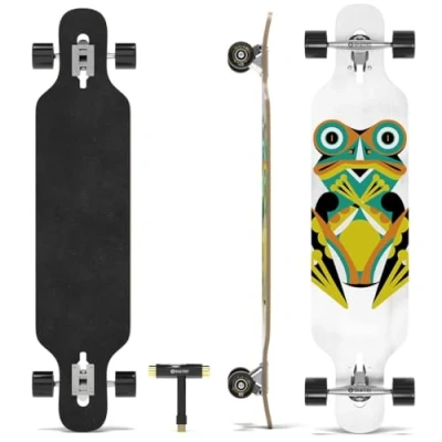 Imagen de Skatro Drop Through Longboard Freeride Incluye herramienta en T