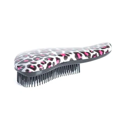 Imagen de Sculpby I Tangle Cepillo de pelo antitirones. Desenreda el con suavidad sus 381 cerdas. Apto para todo tipo cabello y niños. Disponible en 5 colores diferentes. (Leopardo Rosa)