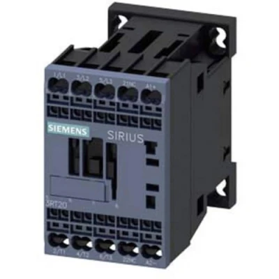 Imagen de Siemens Contactor ac3 4kw 400v 1nc corriente continua 24v resorte