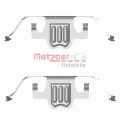 Imagen de METZGER 109 1695 Kit de accesorios, pastillas frenos BMW: X5, 5 Berlina, X6