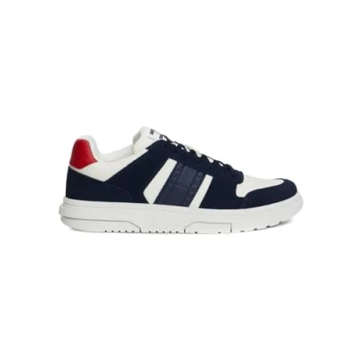 Imagen de Tommy Jeans Sneaker Hombre Brooklyn de Ante, Azul (Dark Night Navy), 44 EU