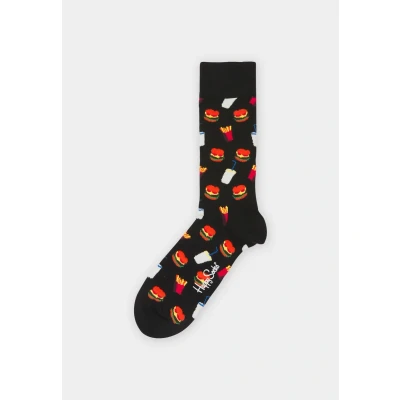 Imagen de Happy Socks Hamburger SOCK Unisex Calcetines, Talla: 41 46, Black multi