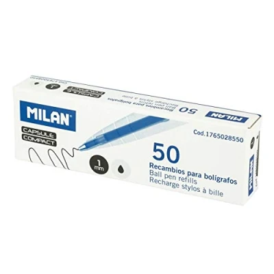 Imagen de MILAN Caja 50 minas de recambio CAPSULE y COMPACT negro