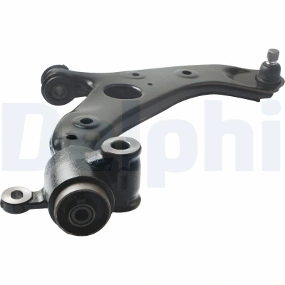 Imagen de DELPHI TC4409 Barra oscilante, suspensión de ruedas con rótula suspensión/carga Eje delantero, izquierda Brazo oscilante transversal Chapa acero