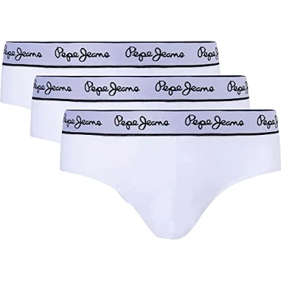 Imagen de Pepe Jeans BF 3P Briefs, Blanco (White), M (Pack de 3) para Hombre