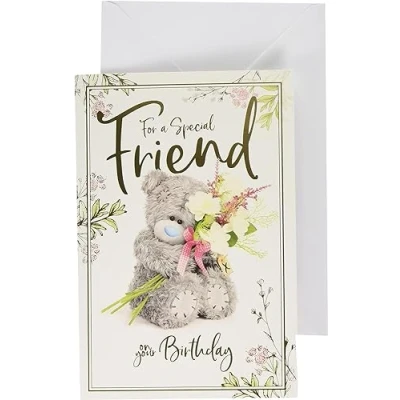 Imagen de Me To You Tarjeta de cumpleaños especial para amigos, tamaño: 6 x 9 pulgadas