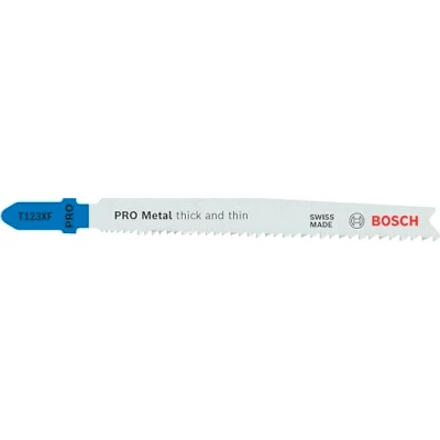 Imagen de Bosch Professional 25x Hojas de Sierra calar T 123 XF Progressor for Metal (para Láminas acero, accesorios calar)