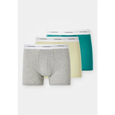 Imagen de Calvin Klein Calzoncillos bóxer Hombre Pack de 3 Briefs con Logotipo en la Cintura, Multicolor (Garden Glade, Gr Heather, Lively TL), XL