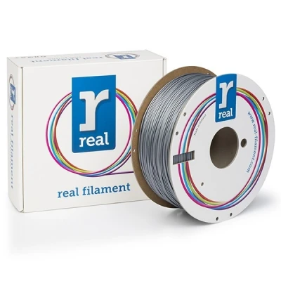 Imagen de REAL filamento PLA plata 1,75 mm 1 kg