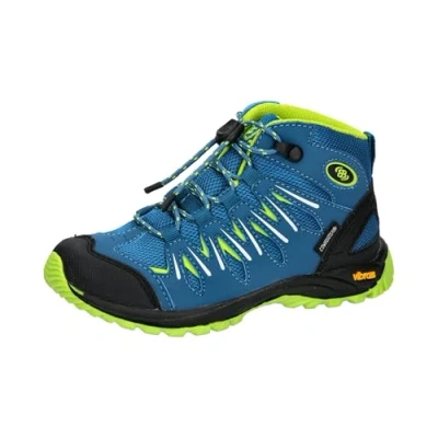 Imagen de Brütting Expedition Kids High, Zapatos de Trail, Petrol limón, 30 EU