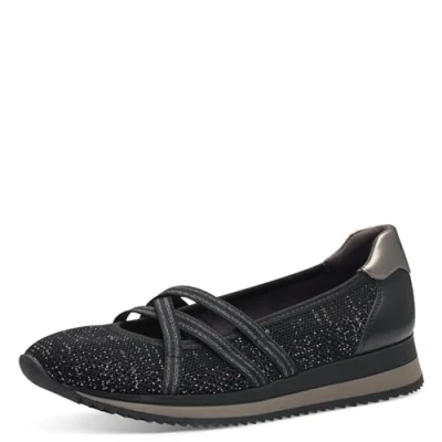 Imagen de Jana 8 22173 42, Zapatos Tipo Ballet Mujer, Negro, 37 EU